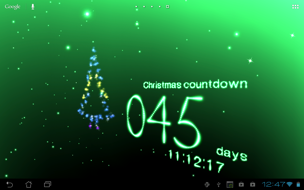 CHRISTMAS COUNTDOWN SCREENSAVER