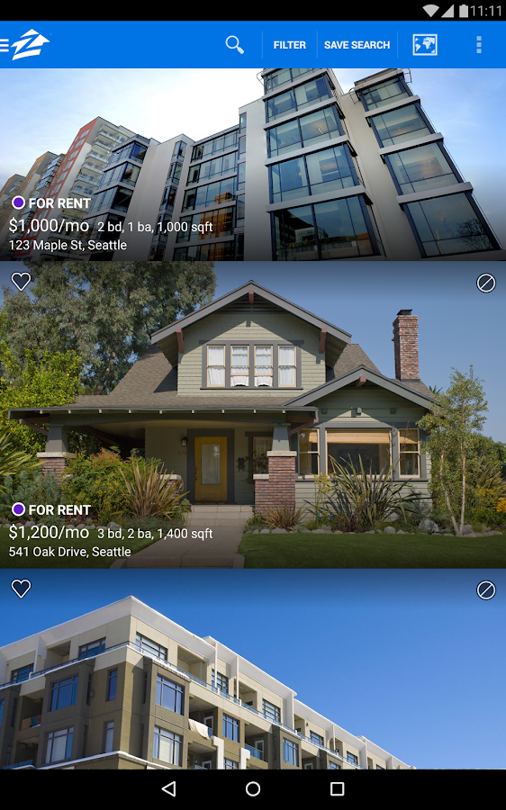 Zillow Rentals Houses & Apts Android Apps on Google Play