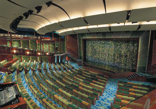 Serenade-of-the-Seas-Tropical-Theater - There's not a bad seat in the house for the Vegas- and Broadway-style productions at the Tropical Theater, on decks 4, 5 and 6 of Serenade of the Seas.