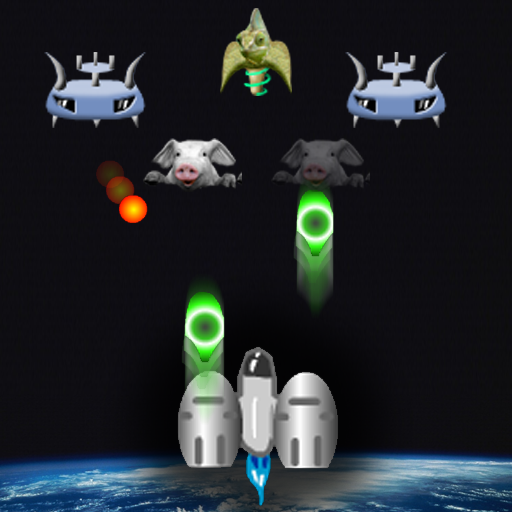 Earth and space invaders LOGO-APP點子