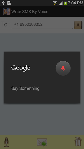 SMS by Voice Command