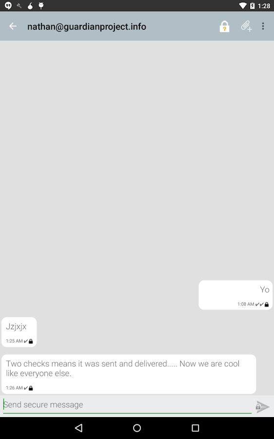    ChatSecure- screenshot  