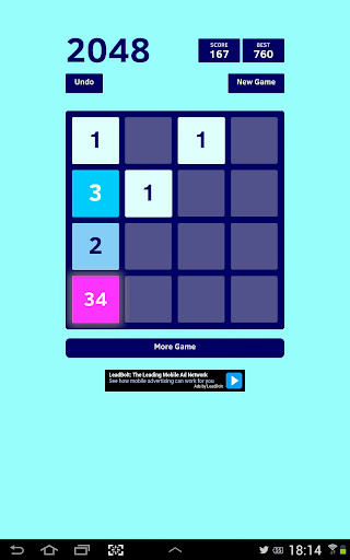 【免費解謎App】2048 Blue Fibonacci-APP點子