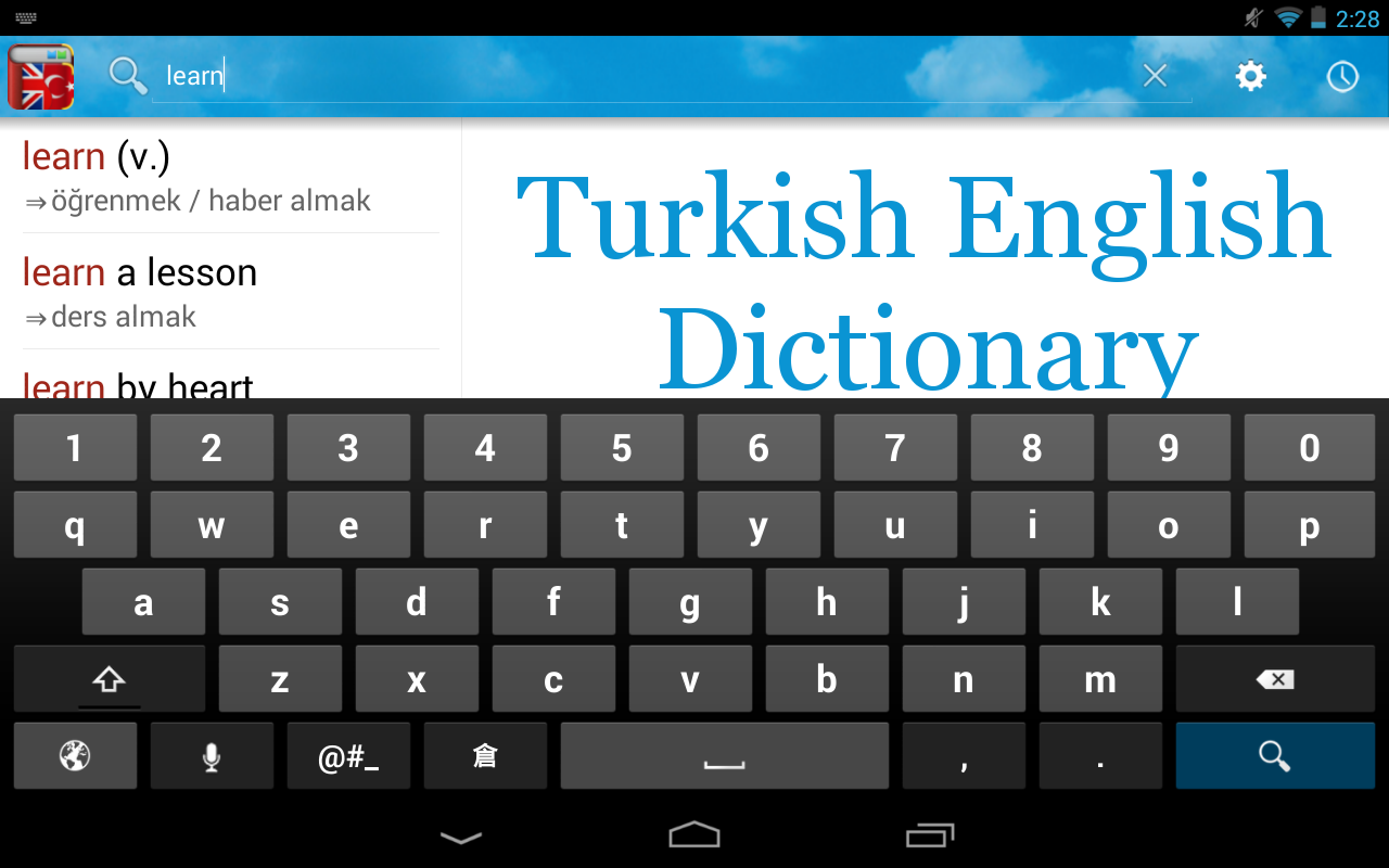 Turkish DictionaryTranslator Android Apps on Google Play
