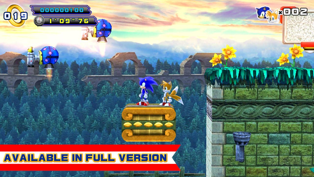 Android application Sonic 4 Episode II LITE screenshort