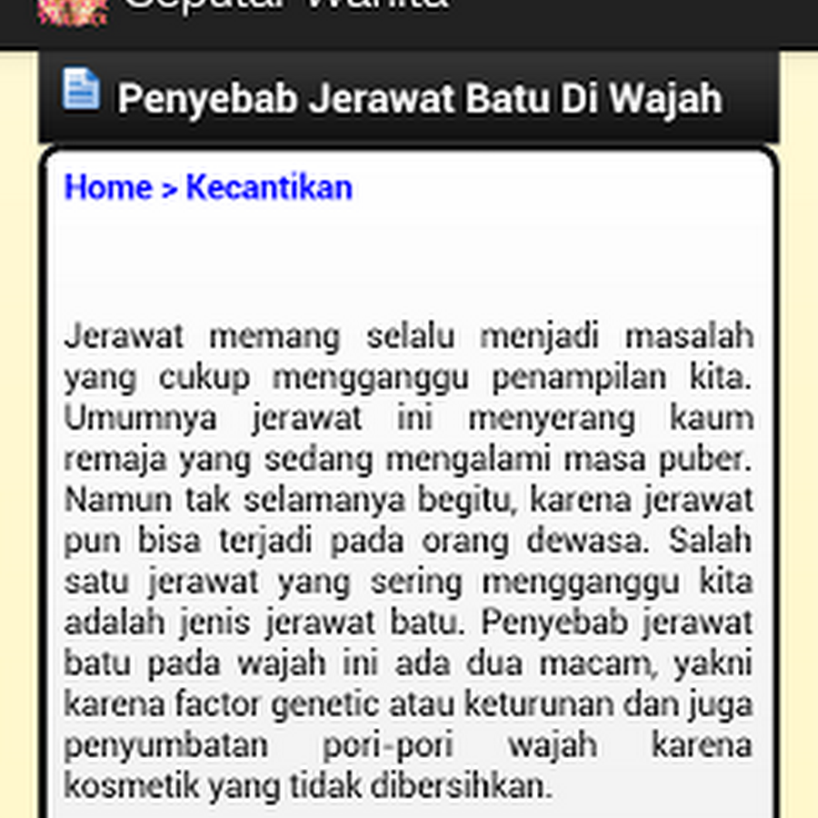 Informasi seputar kecantikan wanita paling lengkap, kecantikan ...