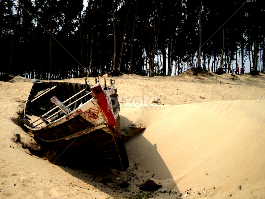 Resting by Kushal Ghosh - Transportation Boats