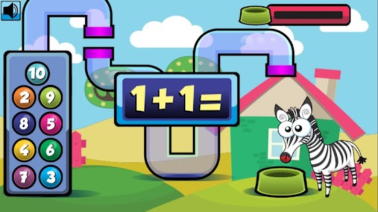 Zebra Kid Game Simple Math Screenshots 6