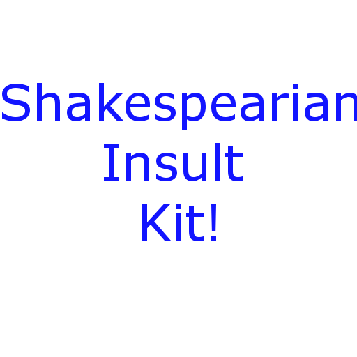 Shakespearean Insult Kit 娛樂 App LOGO-APP開箱王