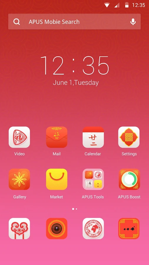 Lunar New Year theme for APUS - screenshot