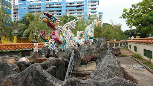 Colourful Dragon Fountain