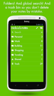 MobisleNotes - Bloc-notes - screenshot thumbnail