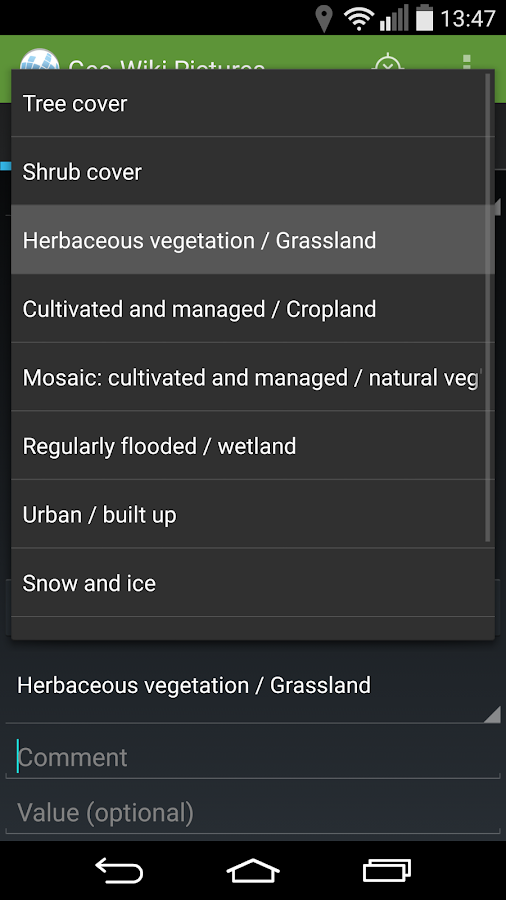   Geo-Wiki Pictures – snímka obrazovky 