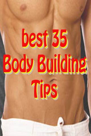 Best 35 Body Building Tips