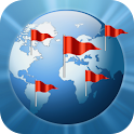 FlagIt! Around the World logo