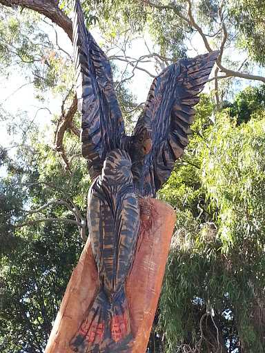 Black Cockatoos Carving