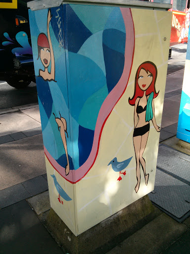 Bikini Control Box Mural