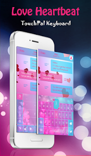 Free TouchPal Love Heartbeat Theme APK for Android