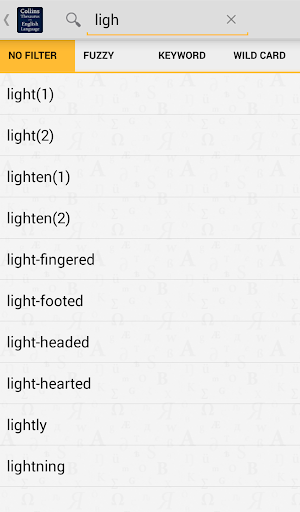 Collins Thesaurus of English