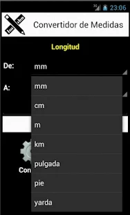  Convertidor de Medidas: miniatura de captura de pantalla  