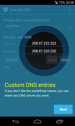 Override DNS 3.1.0-0-gb33bccd APK