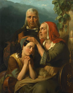 RIJKS: Moritz Calisch: 'A Mother's Blessing' 1844