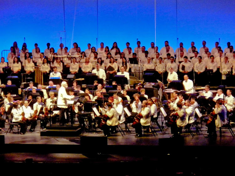 John Williams conducts the LA Philharmonic in Hollywood Heights, Los Angeles.