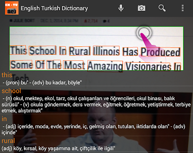 English Turkish Camera Dict Screenshots 3