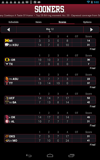 【免費運動App】Oklahoma Sooners Live Clock-APP點子