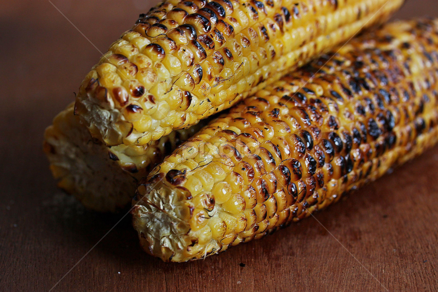 Grilled Corn... by Vrinda Mahesh - Food & Drink Cooking & Baking