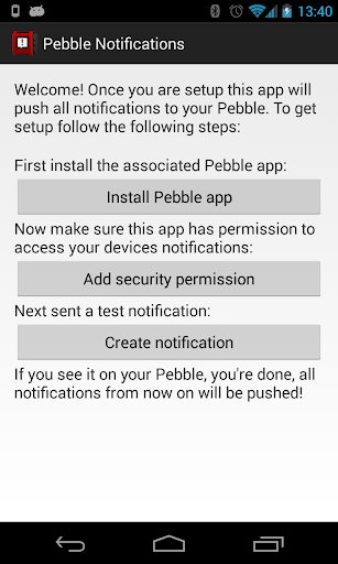 Pebble Notifications