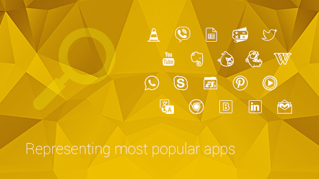 Minimalistic Icons | Yellow poster 8