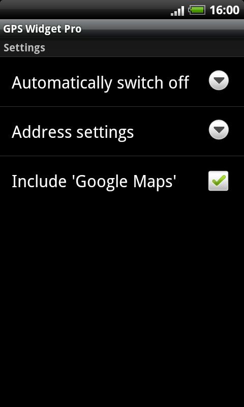 GPS Widget Pro - screenshot