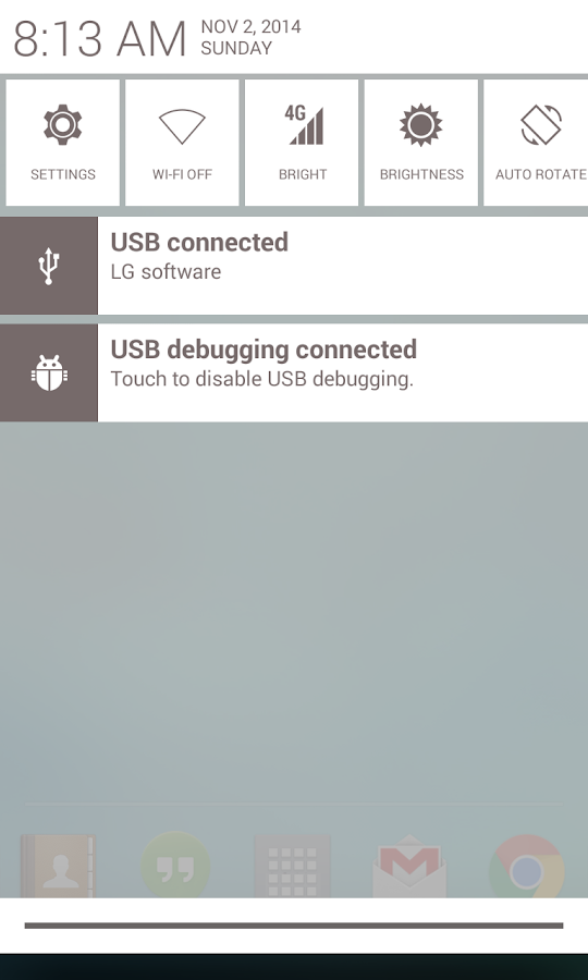   Color Status Bar: captura de tela 