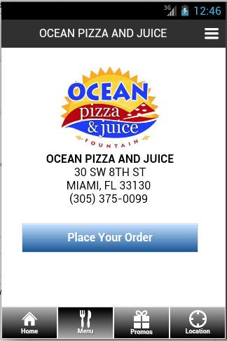 Ocean Pizza and Juice