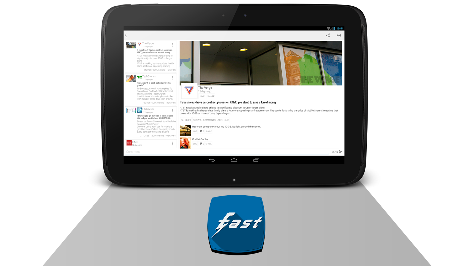 Fast Pro for Facebook - screenshot