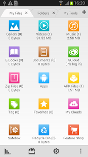 File Expert with Clouds - screenshot thumbnail