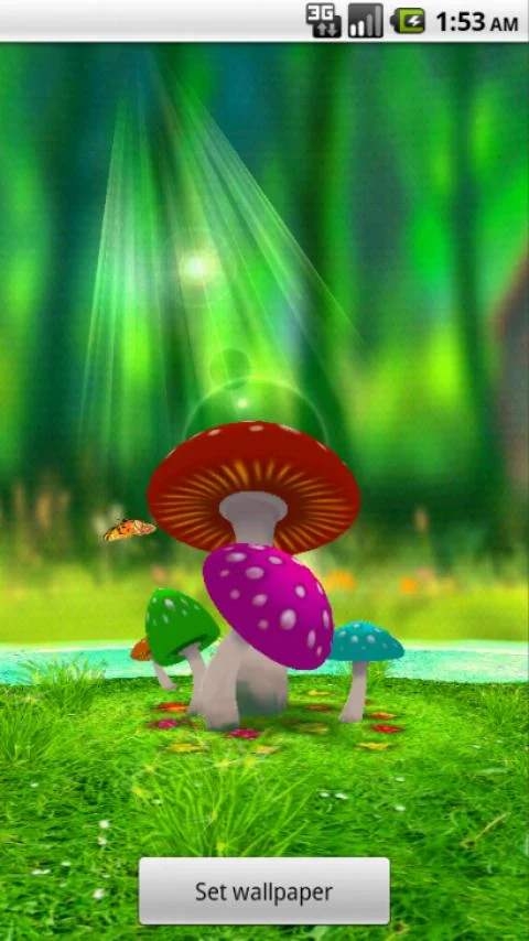 Amazing 3D Mushroom Garden - screenshot
