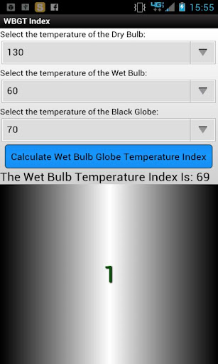 Wet Bulb Globe Index Calc.