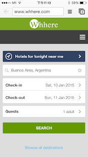 Whhere - Find Hotels & Flights Screenshots 1