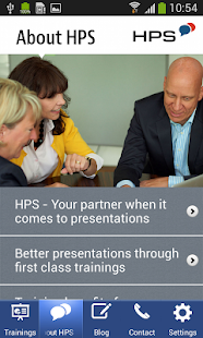 HPS Presentation App - náhled