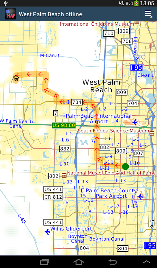 West Palm Beach offline map - Android Apps on Google Play
