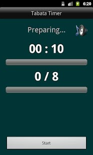 Tabata timer - screenshot thumbnail