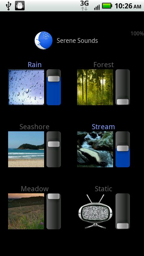 Serene Sounds Screen 3