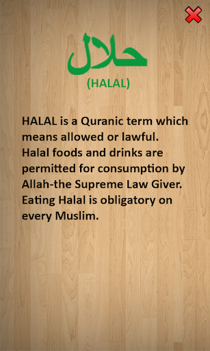 Halal Haram Food Guide