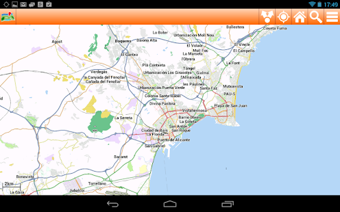 Alicante Offline mappa Map Screenshots 1