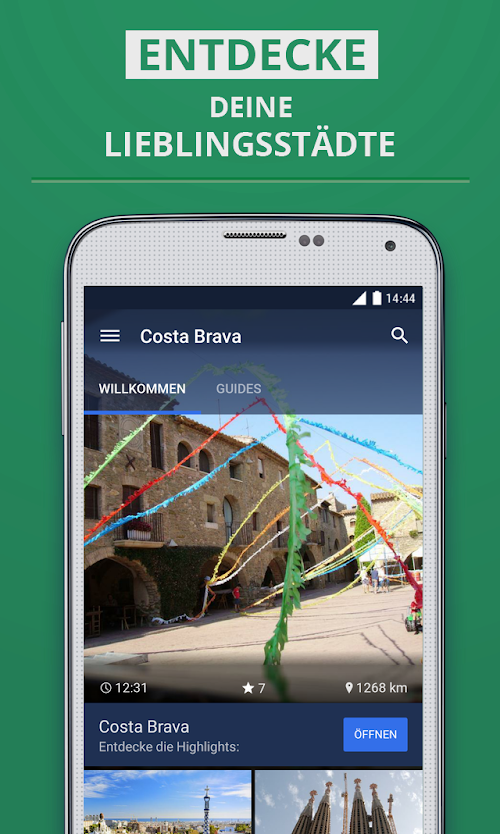 Android application Costa Brava Premium Guide screenshort