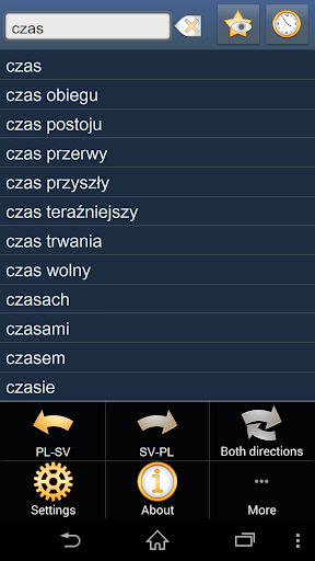 Polish Swedish dictionary