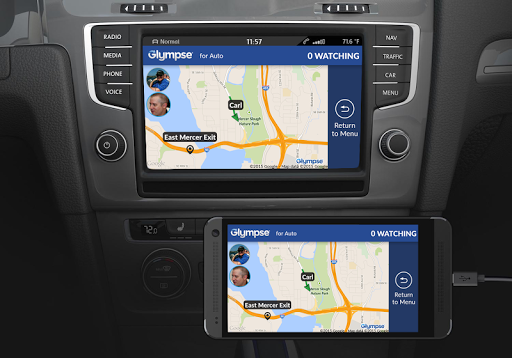 Glympse for Auto - Share GPS