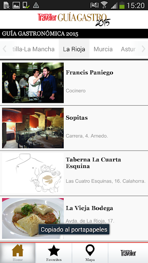 【免費旅遊App】Traveler Guía Gastro 2015-APP點子